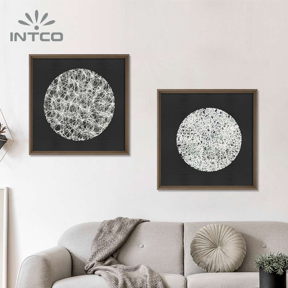 Enhance the look of your space with the traditional style of the rice paper wall art set